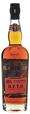 Plantation Overproof Artisanal Rum O.F.T.D.