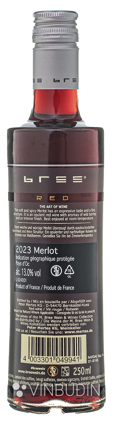 Bree Merlot red 