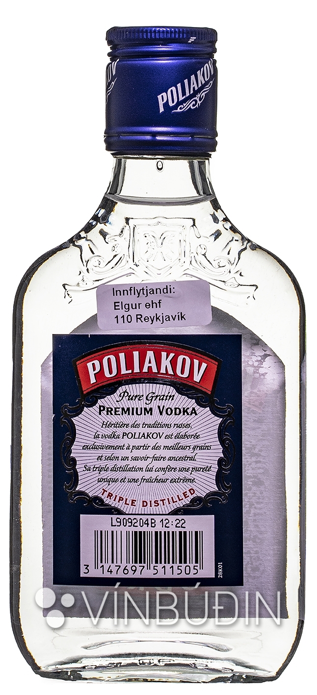 Vodka POLIAKOV Caramel - 70cl - Spiritueux importés chez - La cave